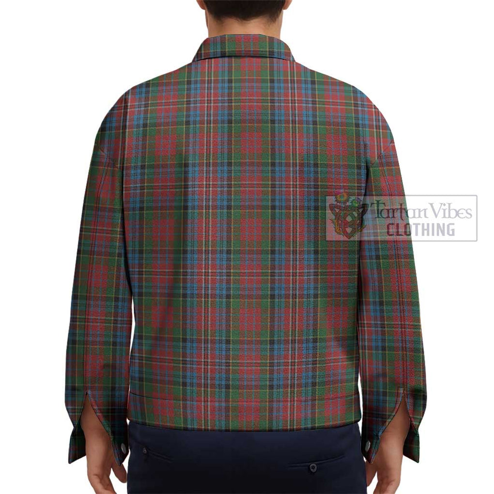 Kidd Tartan Unisex Lapel Cotton Jacket - Tartan Vibes Clothing