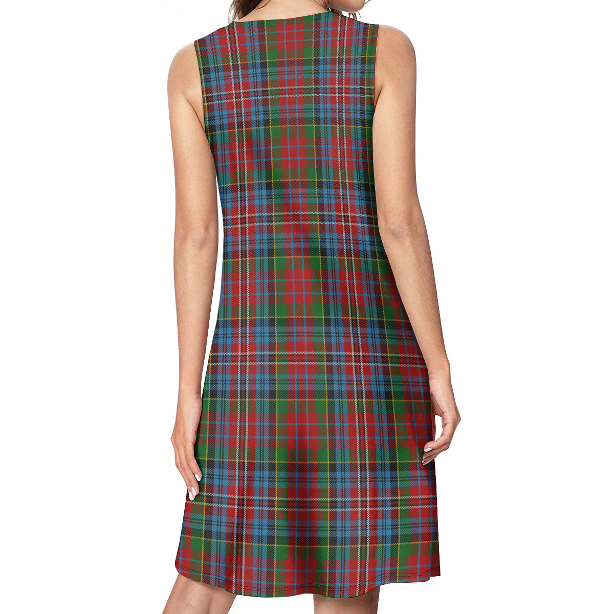 Kidd Tartan Womens Casual Dresses - Tartanvibesclothing