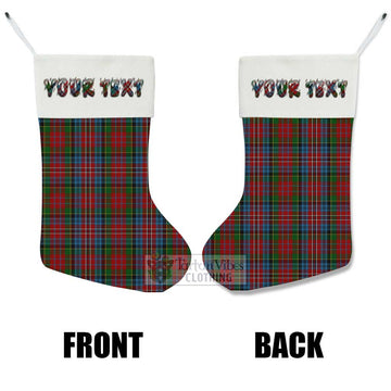 Kidd Tartan Christmas Stocking with Personalized Text