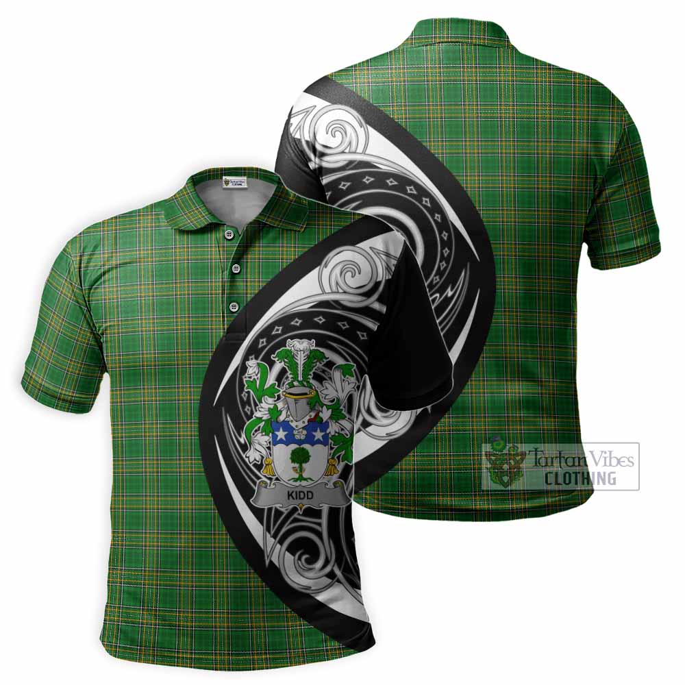 Kidd Irish Clan Polo Shirt Celtic Circle Style - Tartan Vibes Clothing