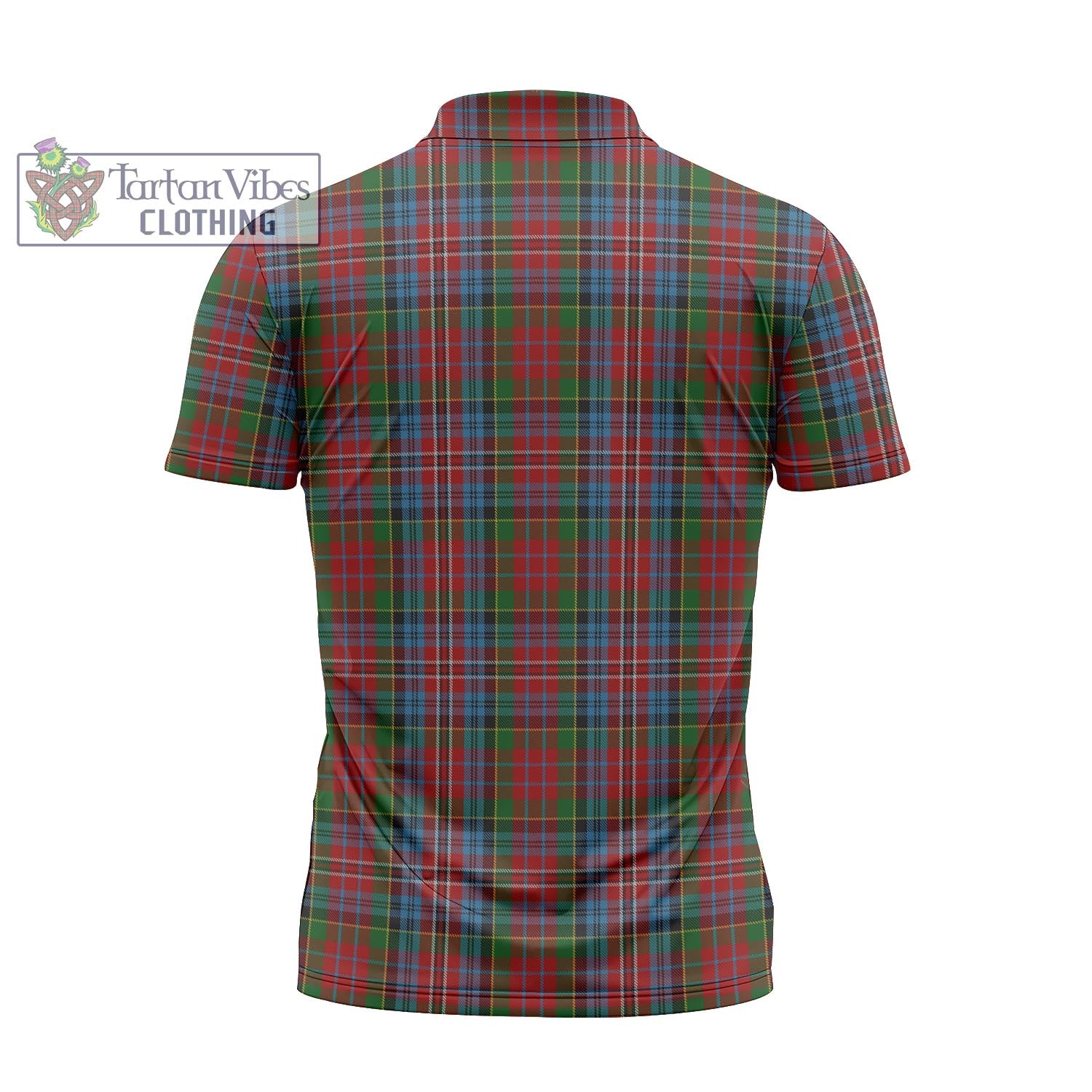 Tartan Vibes Clothing Kidd Tartan Zipper Polo Shirt