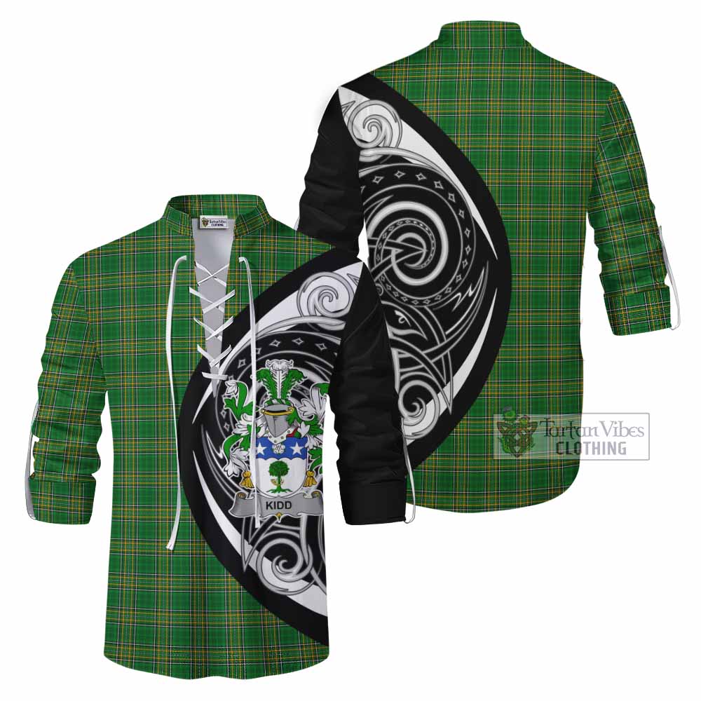 Kidd Irish Clan Ghillie Kilt Shirt Celtic Circle Style - Tartan Vibes Clothing