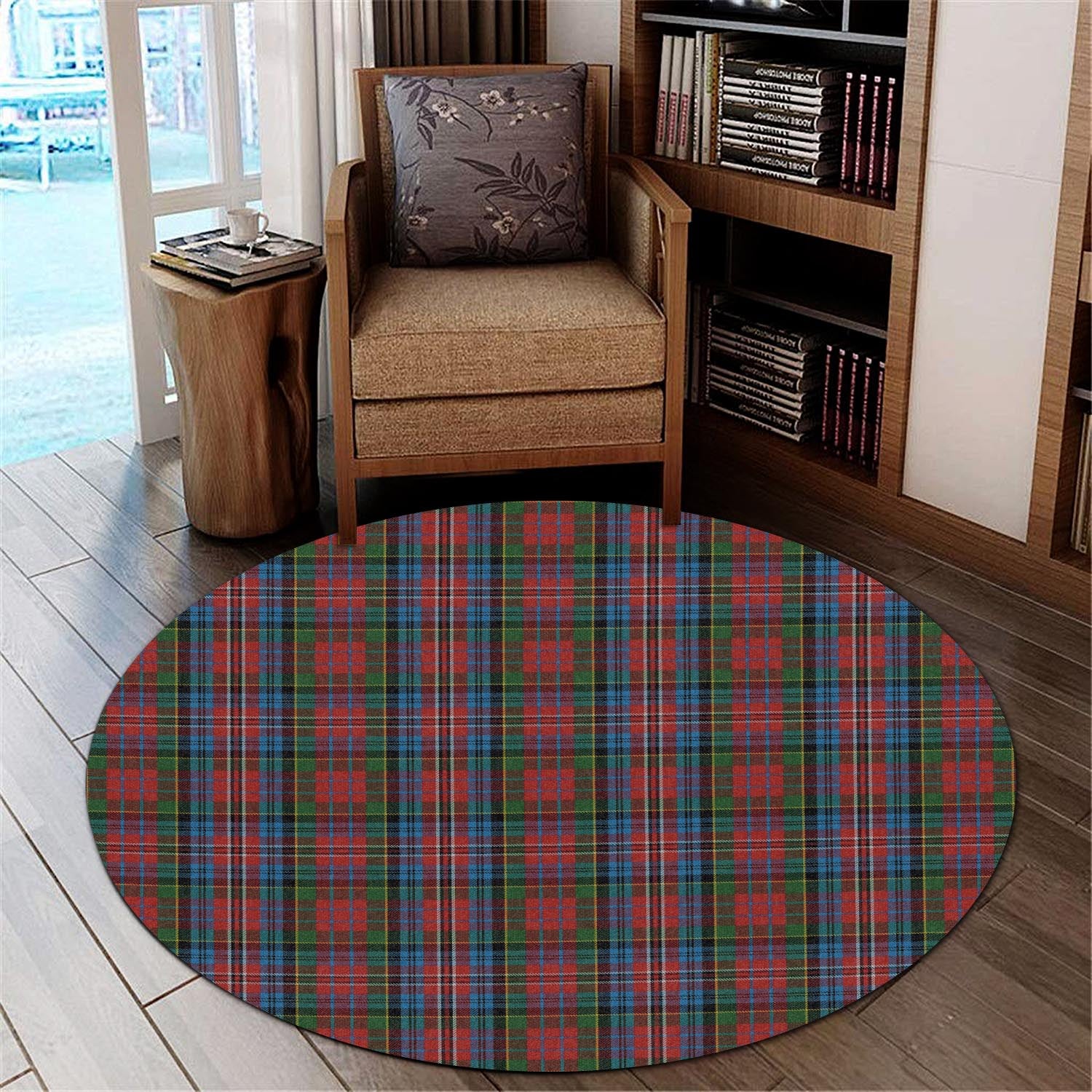 kidd-tartan-round-rug