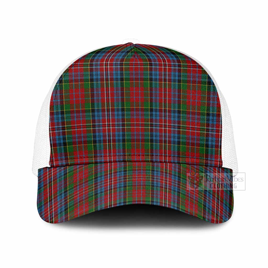Kidd Tartan Mesh Trucker Cap One Size (Adjustable) White - Tartan Vibes Clothing