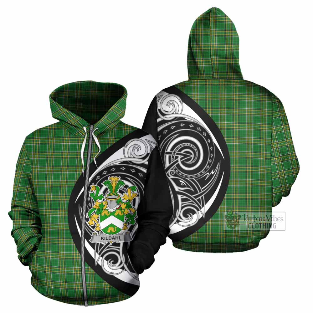 Kildahl Irish Clan Hoodie Celtic Circle Style Zip Hoodie - Tartan Vibes Clothing