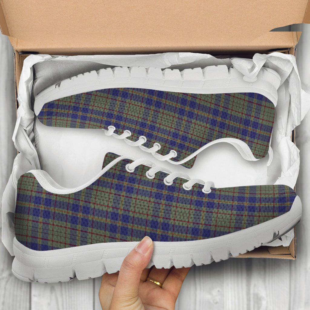 Kildare County Ireland Tartan Sneakers - Tartan Vibes Clothing