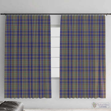 Kildare County Ireland Tartan Window Curtain