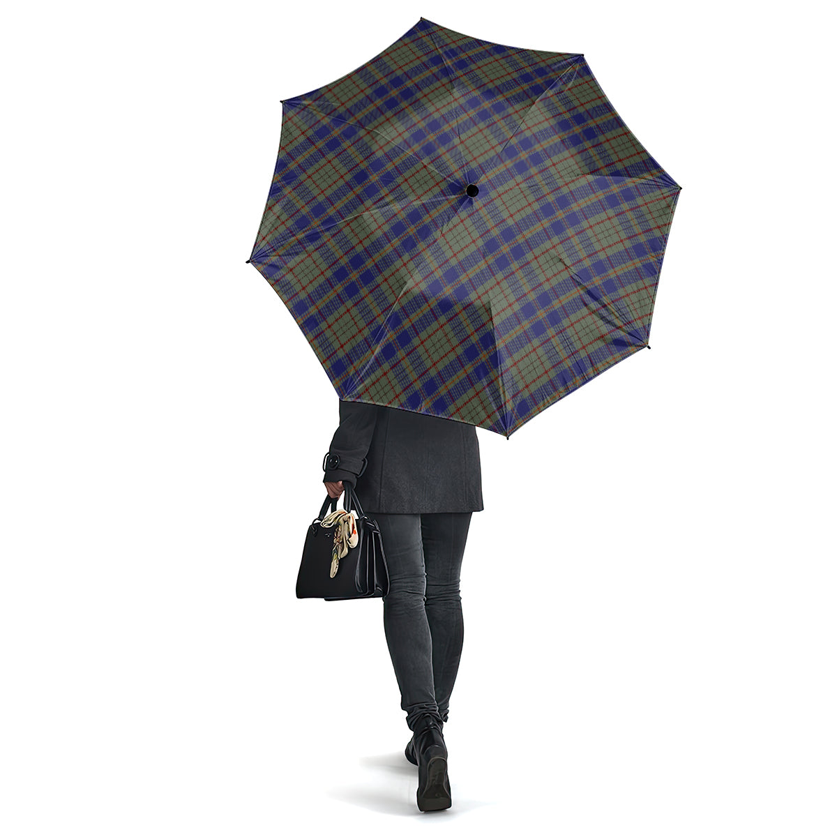 Kildare County Ireland Tartan Umbrella One Size - Tartanvibesclothing