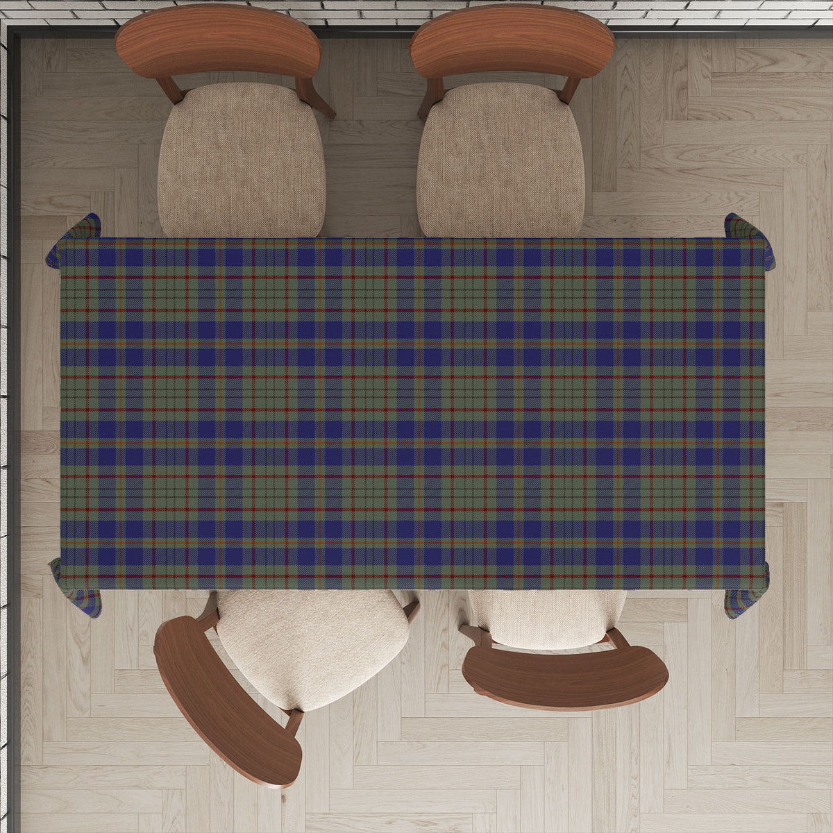 Kildare County Ireland Tartan Tablecloth - Tartan Vibes Clothing