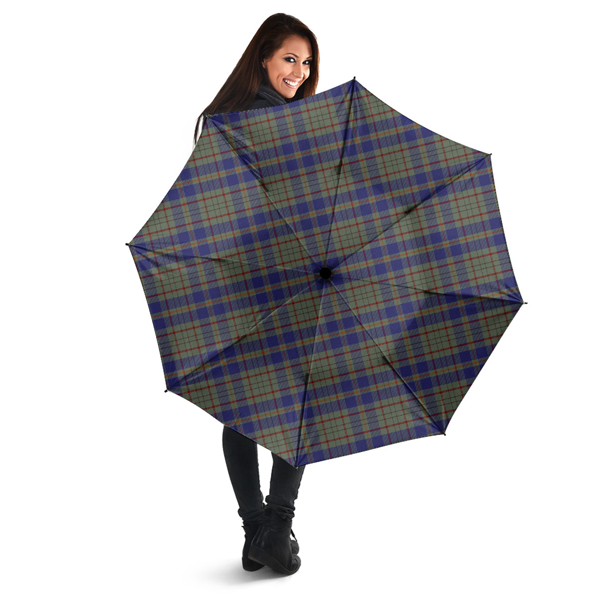 Kildare County Ireland Tartan Umbrella - Tartanvibesclothing