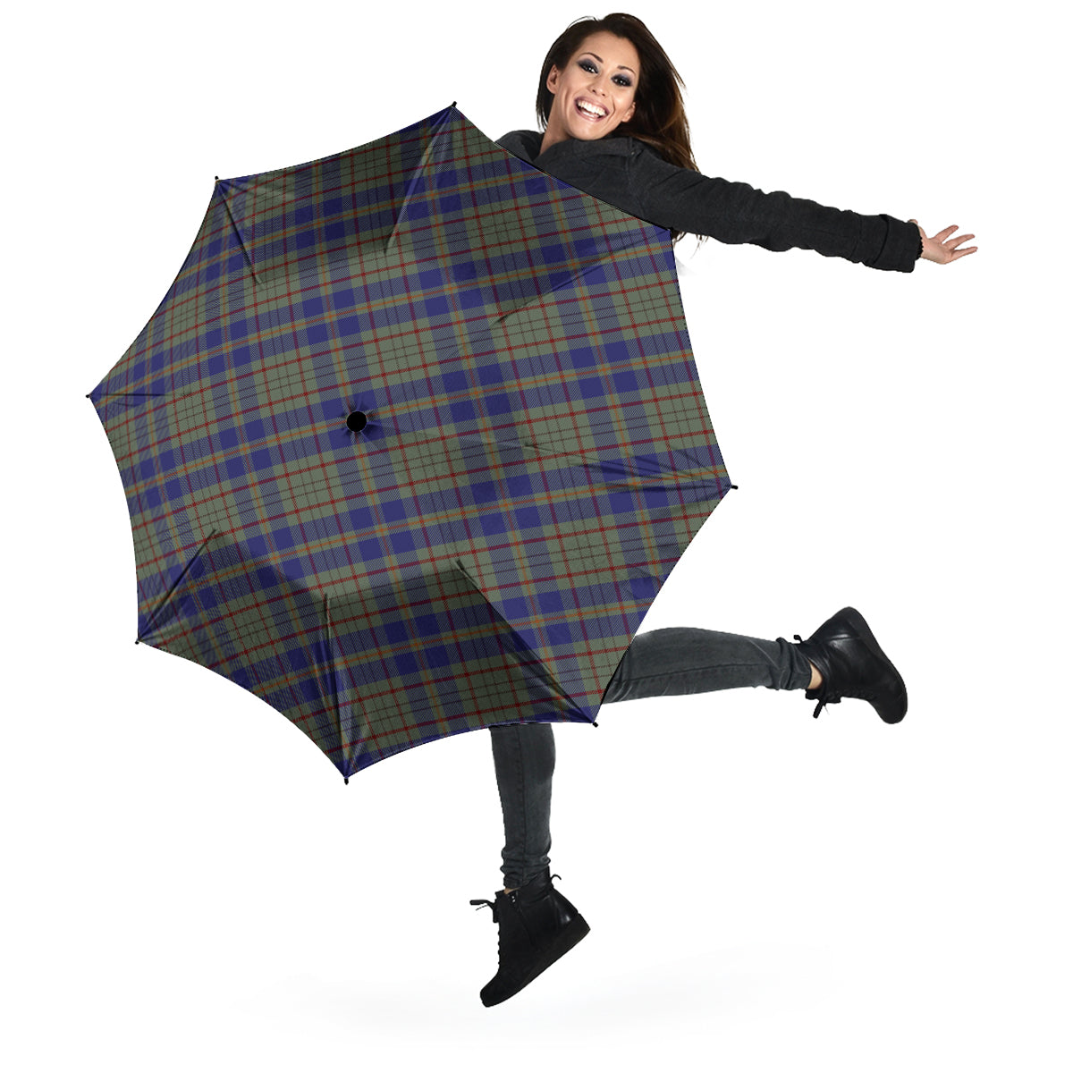 Kildare County Ireland Tartan Umbrella - Tartanvibesclothing