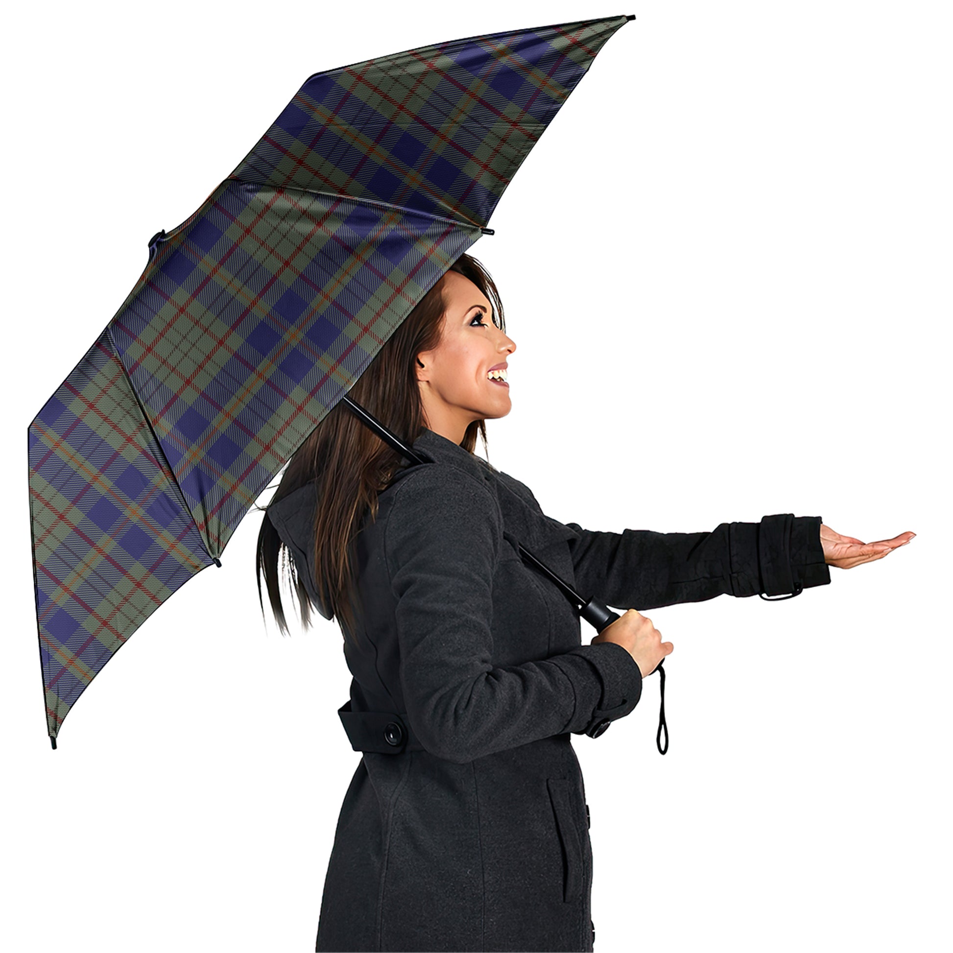 Kildare County Ireland Tartan Umbrella - Tartanvibesclothing