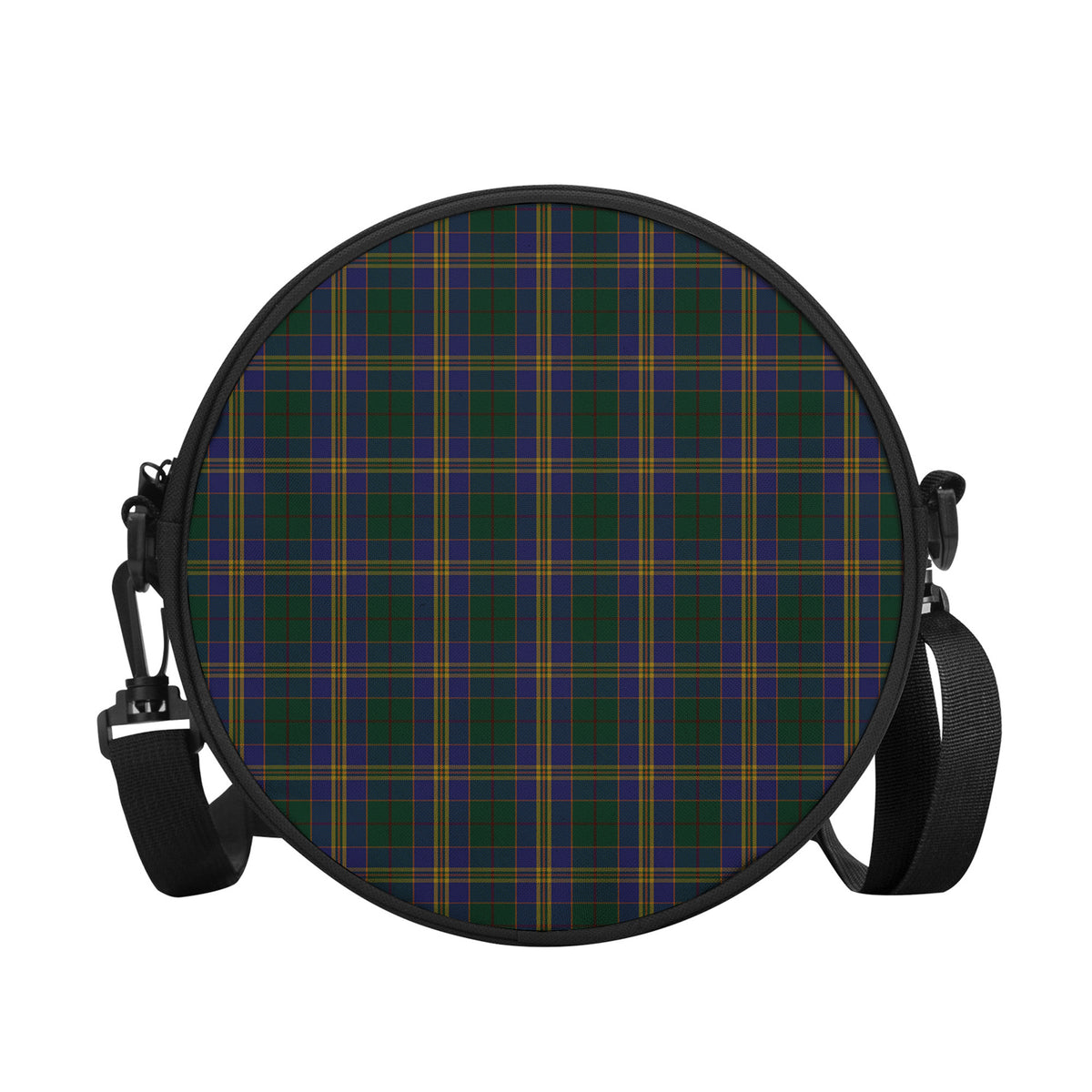 Kilkenny County Ireland Tartan Round Satchel Bags - Tartan Vibes Clothing