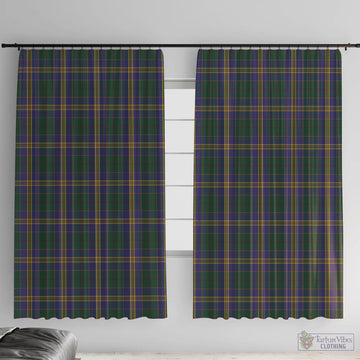 Kilkenny County Ireland Tartan Window Curtain