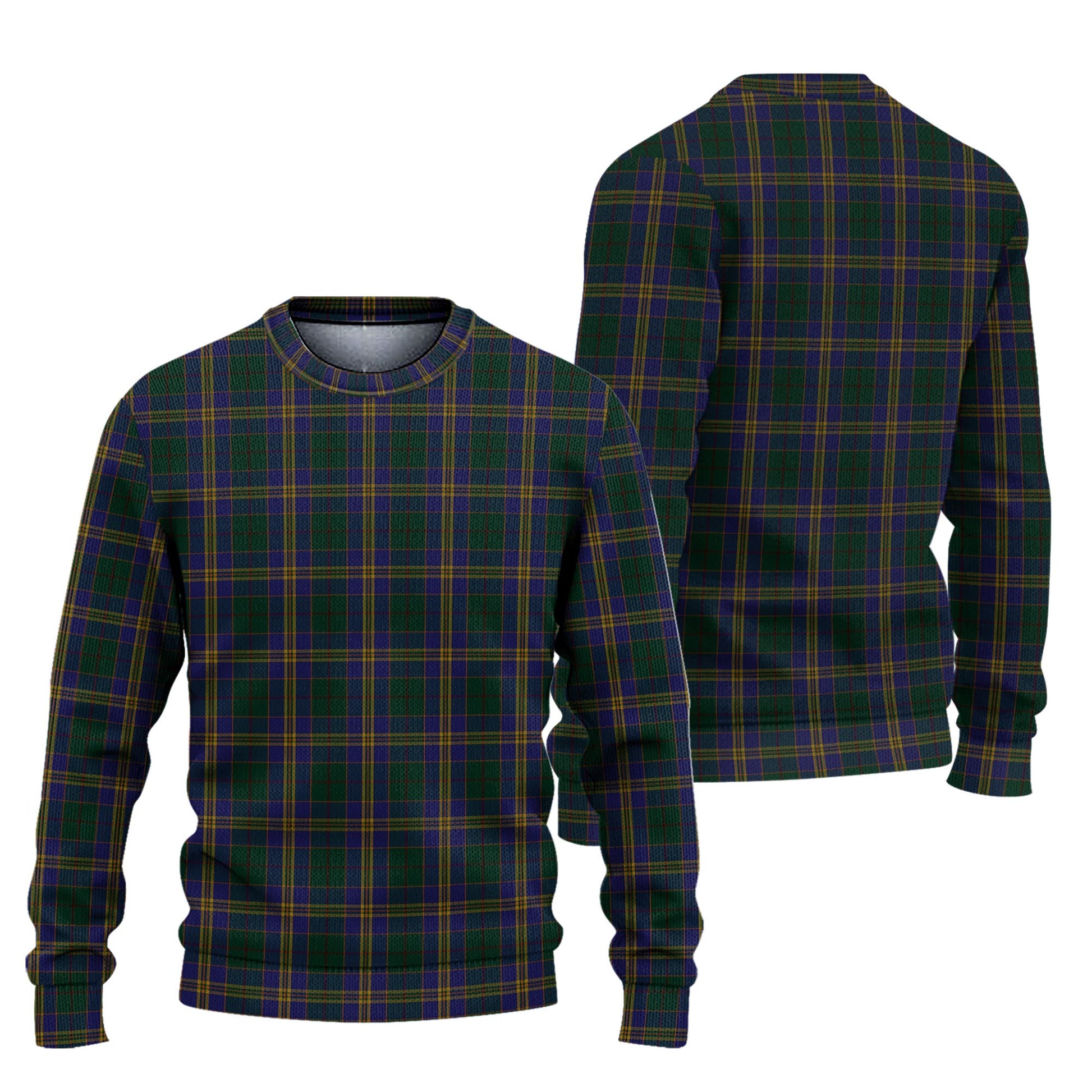 Kilkenny County Ireland Tartan Knitted Sweater Unisex - Tartanvibesclothing