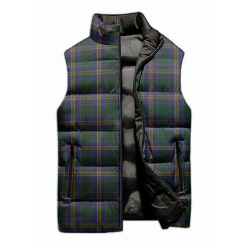 Kilkenny County Ireland Tartan Sleeveless Puffer Jacket