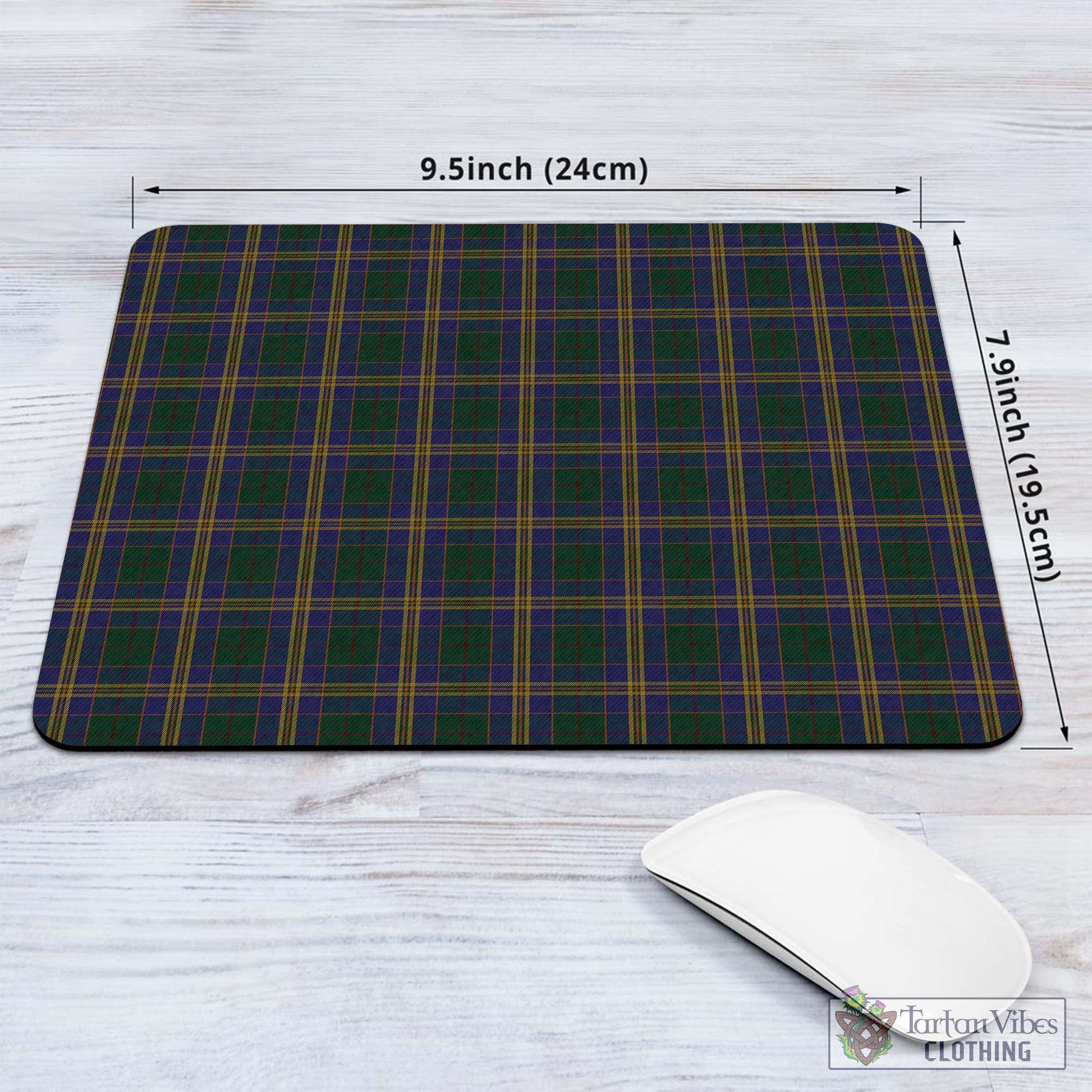 Tartan Vibes Clothing Kilkenny County Ireland Tartan Mouse Pad