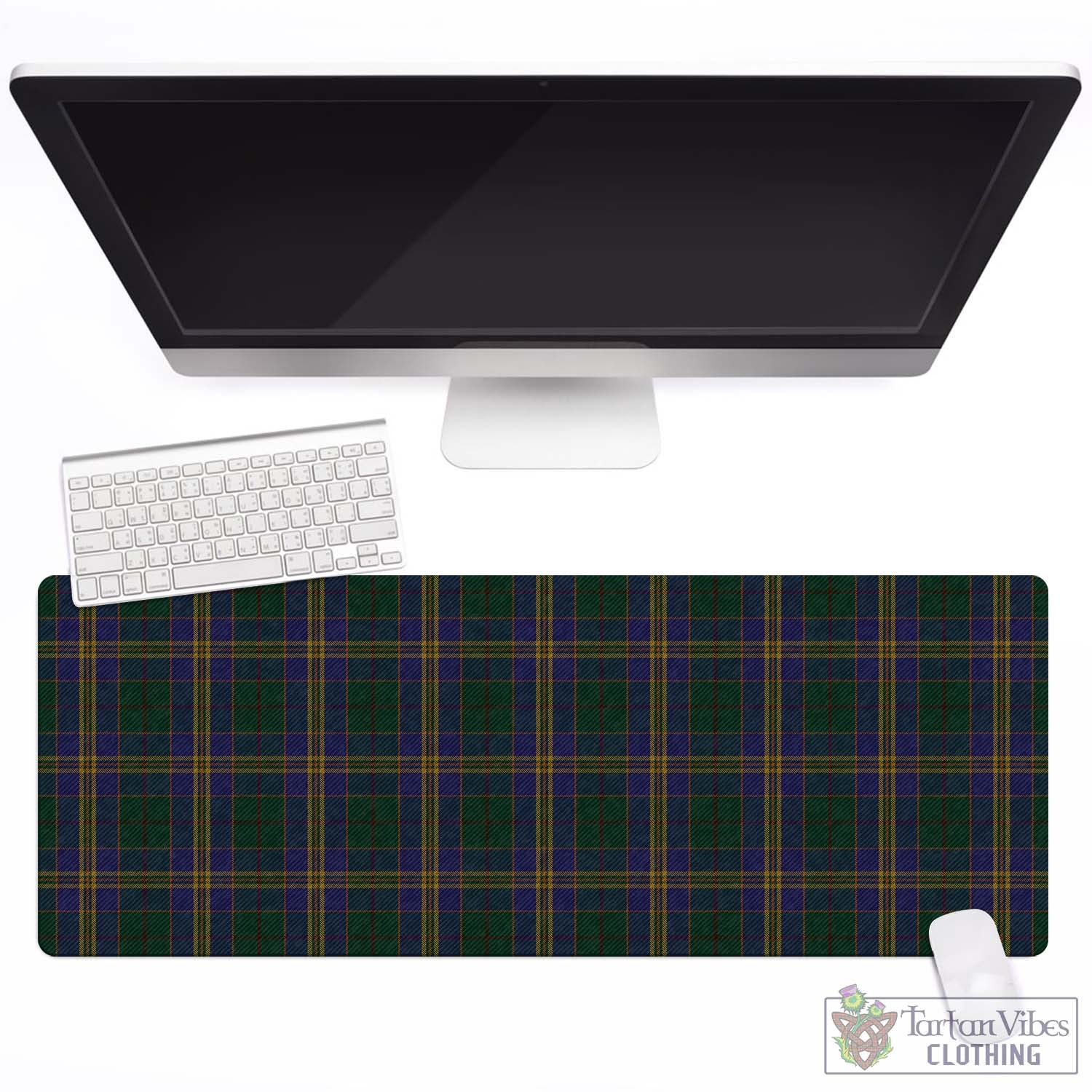 Tartan Vibes Clothing Kilkenny County Ireland Tartan Mouse Pad