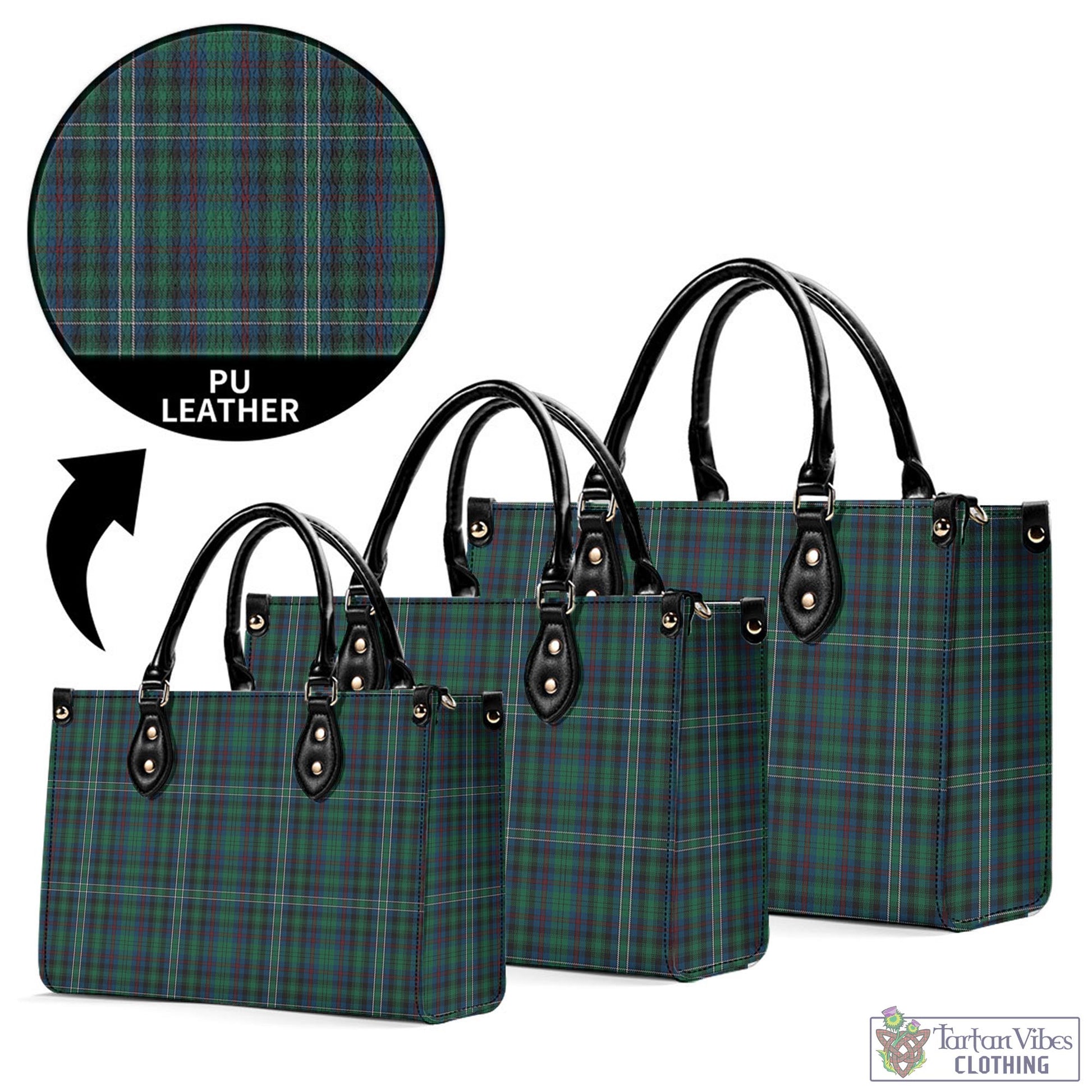 Tartan Vibes Clothing Killen Tartan Luxury Leather Handbags