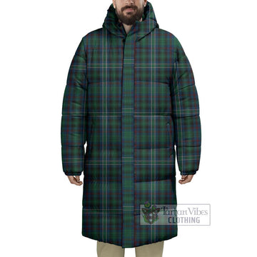 Killen Tartan Long Down Jacket