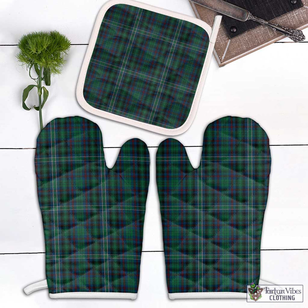 Killen Tartan Combo Oven Mitt & Pot-Holder Combo 1 Oven Mitt & 1 Pot-Holder White - Tartan Vibes Clothing