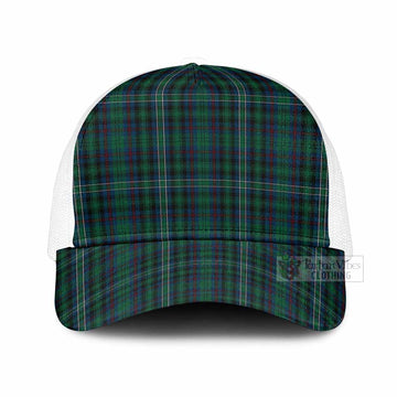 Killen Tartan Mesh Trucker Cap One Size (Adjustable) White - Tartan Vibes Clothing