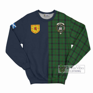 Kincaid Tartan Sweatshirt Alba with Scottish Lion Royal Arm Half Style