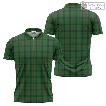 Kincaid Tartan Zipper Polo Shirt