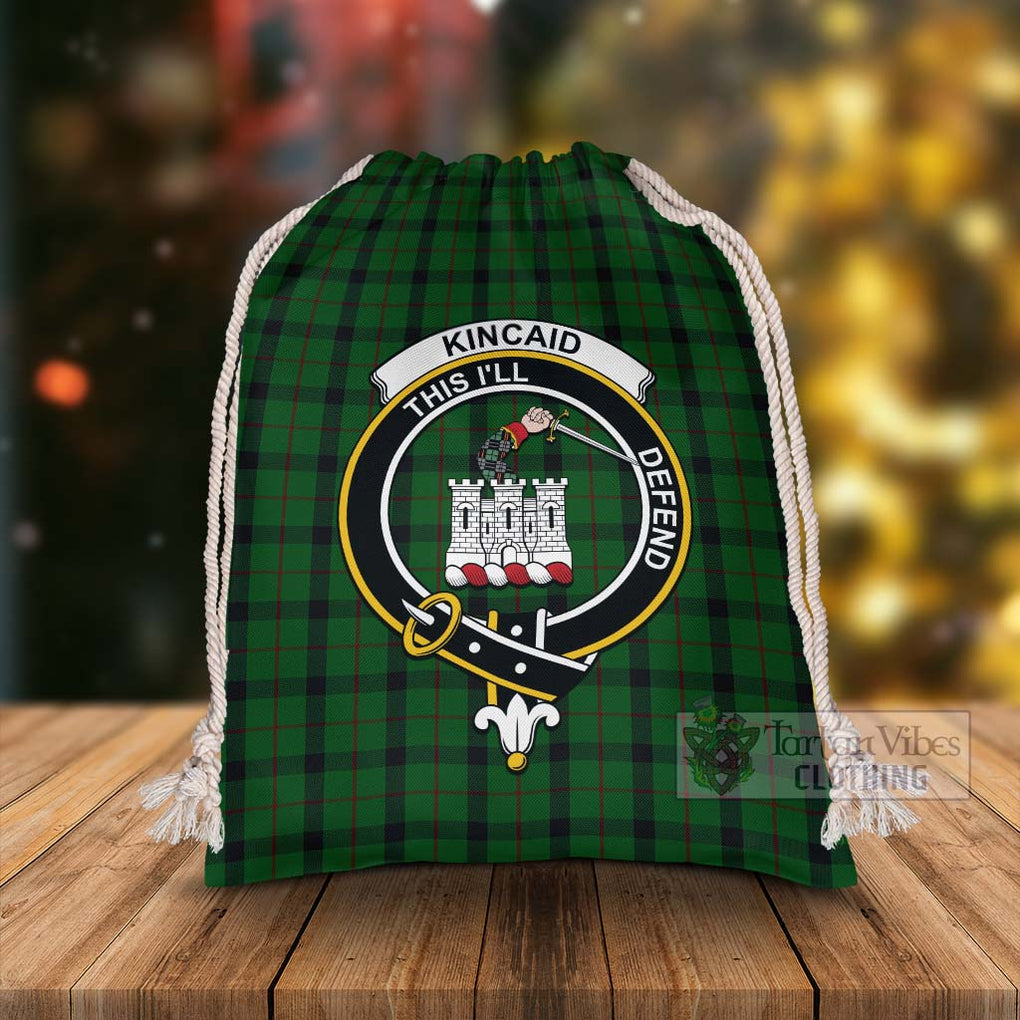 Tartan Vibes Clothing Kincaid Tartan Christmas Santa's Bag with Family Crest