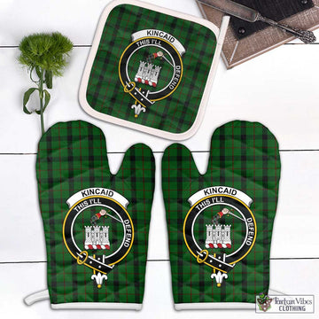 Kincaid Tartan Combo Oven Mitt & Pot-Holder with Family Crest