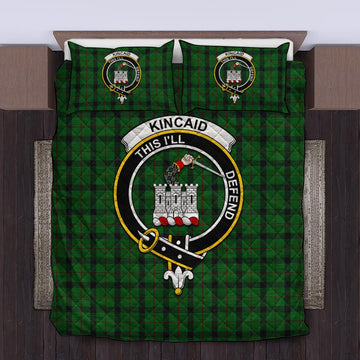 Kincaid Tartan Quilt Bed Set with Family Crest