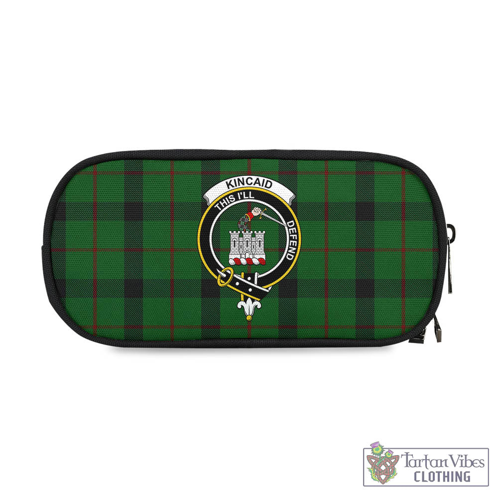 Tartan Vibes Clothing Kincaid Tartan Pen and Pencil Case with Family Crest