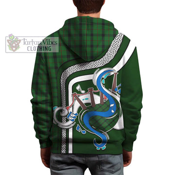 Kincaid Tartan Hoodie with Epic Bagpipe Style