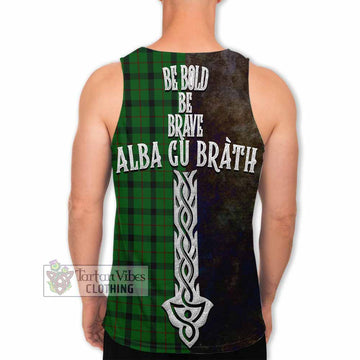 Kincaid Tartan Family Crest Men's Tank Top Alba Gu Brath Be Brave Lion Ancient Style - Tartan Vibes Clothing