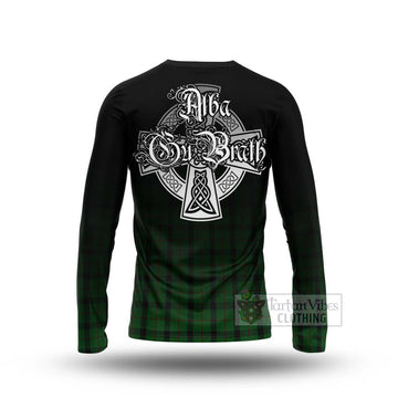 Kincaid Tartan Long Sleeve T-Shirt Featuring Alba Gu Brath Family Crest Celtic Inspired