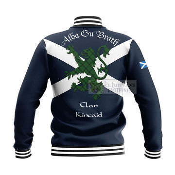 Kincaid Tartan Lion Rampant Baseball Jacket  Proudly Display Your Heritage with Alba Gu Brath and Clan Name