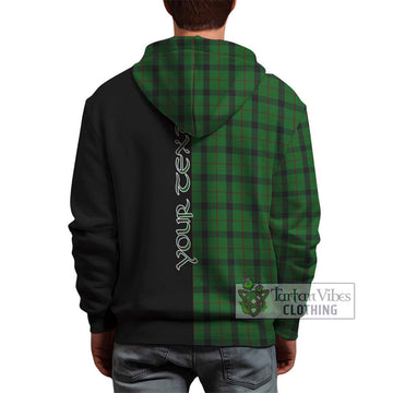 Kincaid Tartan Hoodie with Family Crest and Half Of Me Style