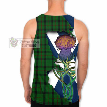 Kincaid Tartan Family Crest Men's Tank Top Scottish Thistle Celtic Inspired - Tartan Vibes Clothing