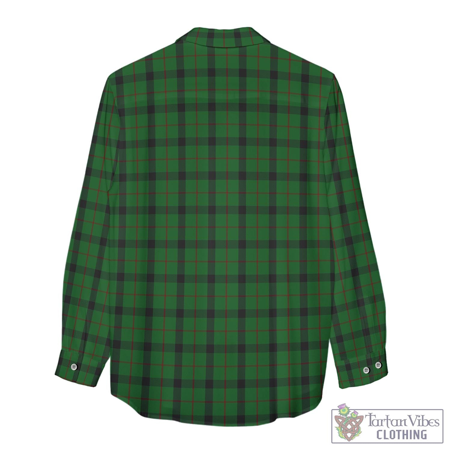 Tartan Vibes Clothing Kincaid Tartan Womens Casual Shirt with Family Crest