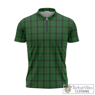 Kincaid Tartan Zipper Polo Shirt