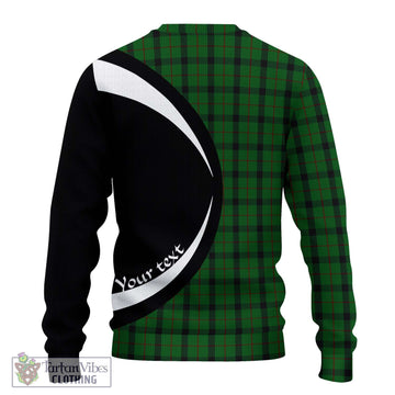 Kincaid Tartan Ugly Sweater with Family Crest Circle Style