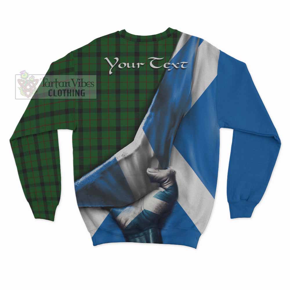 Tartan Vibes Clothing Kincaid Tartan Sweatshirt with Family Crest Scotland Patriotic Style