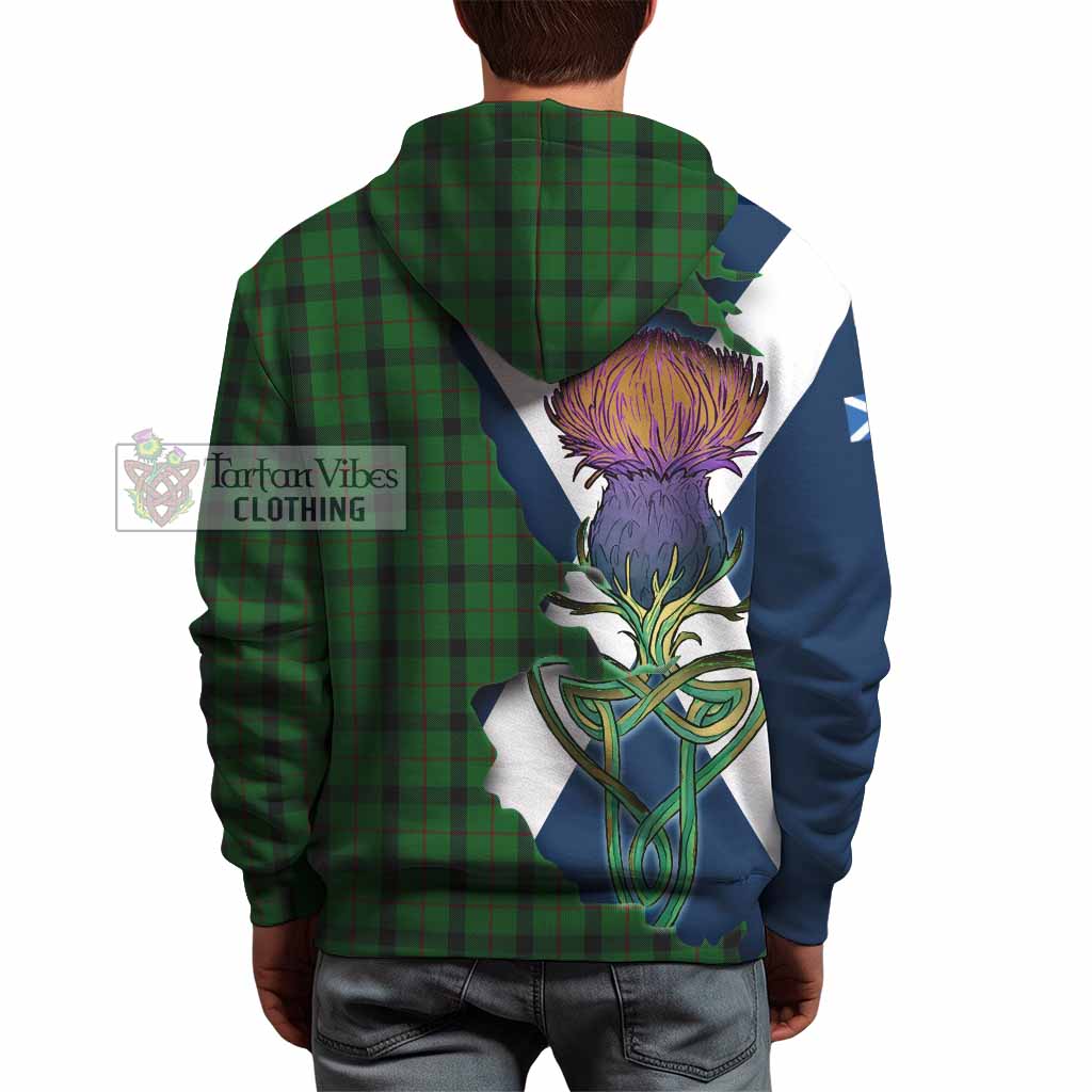 Kincaid Tartan Family Crest Hoodie Scottish Thistle Celtic Inspired - Tartan Vibes Clothing