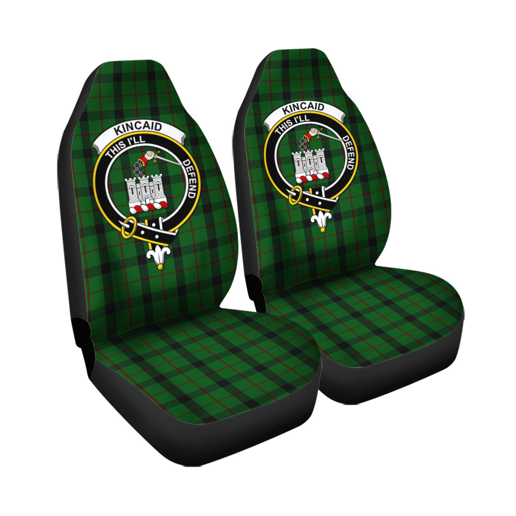 Kincaid Tartan Car Seat Cover with Family Crest - Tartanvibesclothing