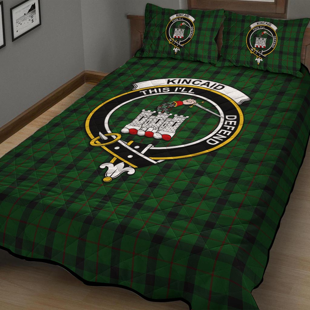 Kincaid Tartan Quilt Bed Set with Family Crest - Tartan Vibes Clothing