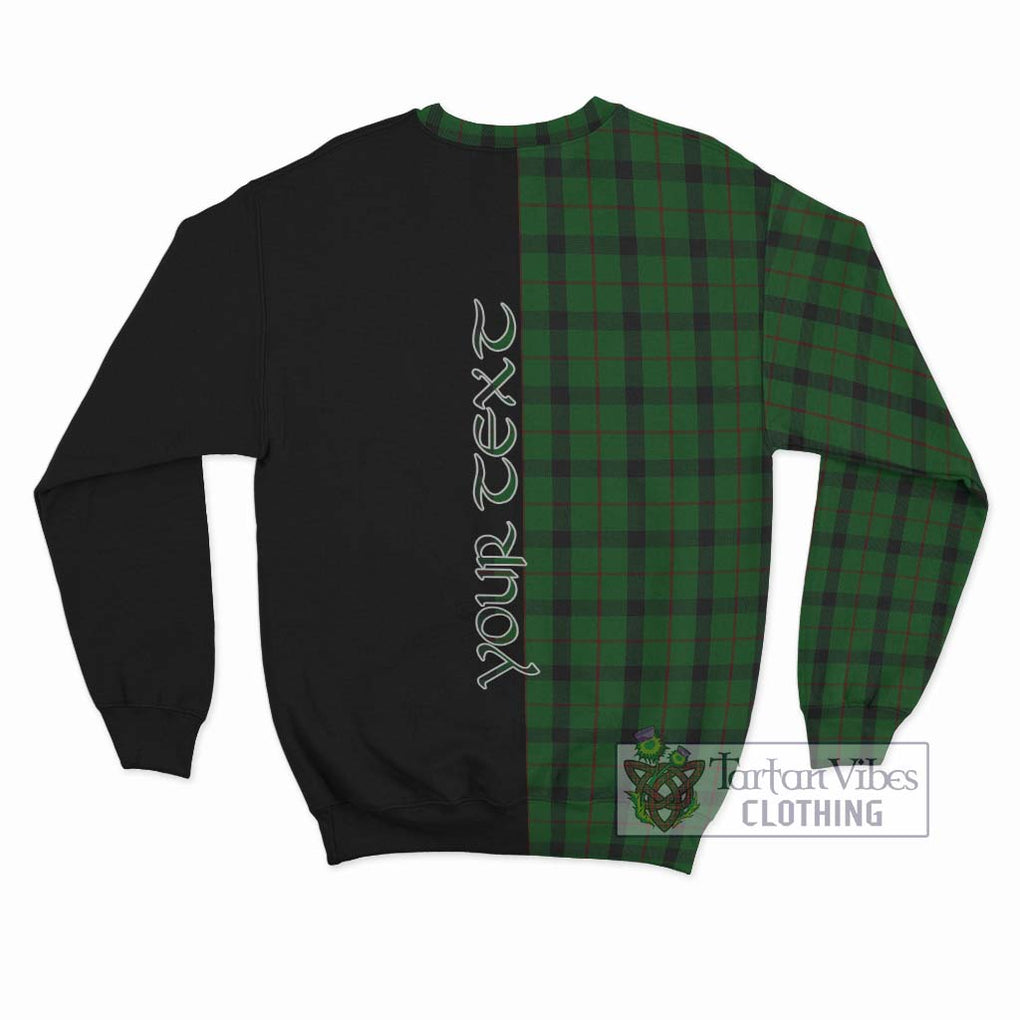 Kincaid Tartan Sweatshirt with Family Crest and Half Of Me Style - Tartanvibesclothing Shop