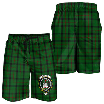 Kincaid Tartan Mens Shorts with Family Crest