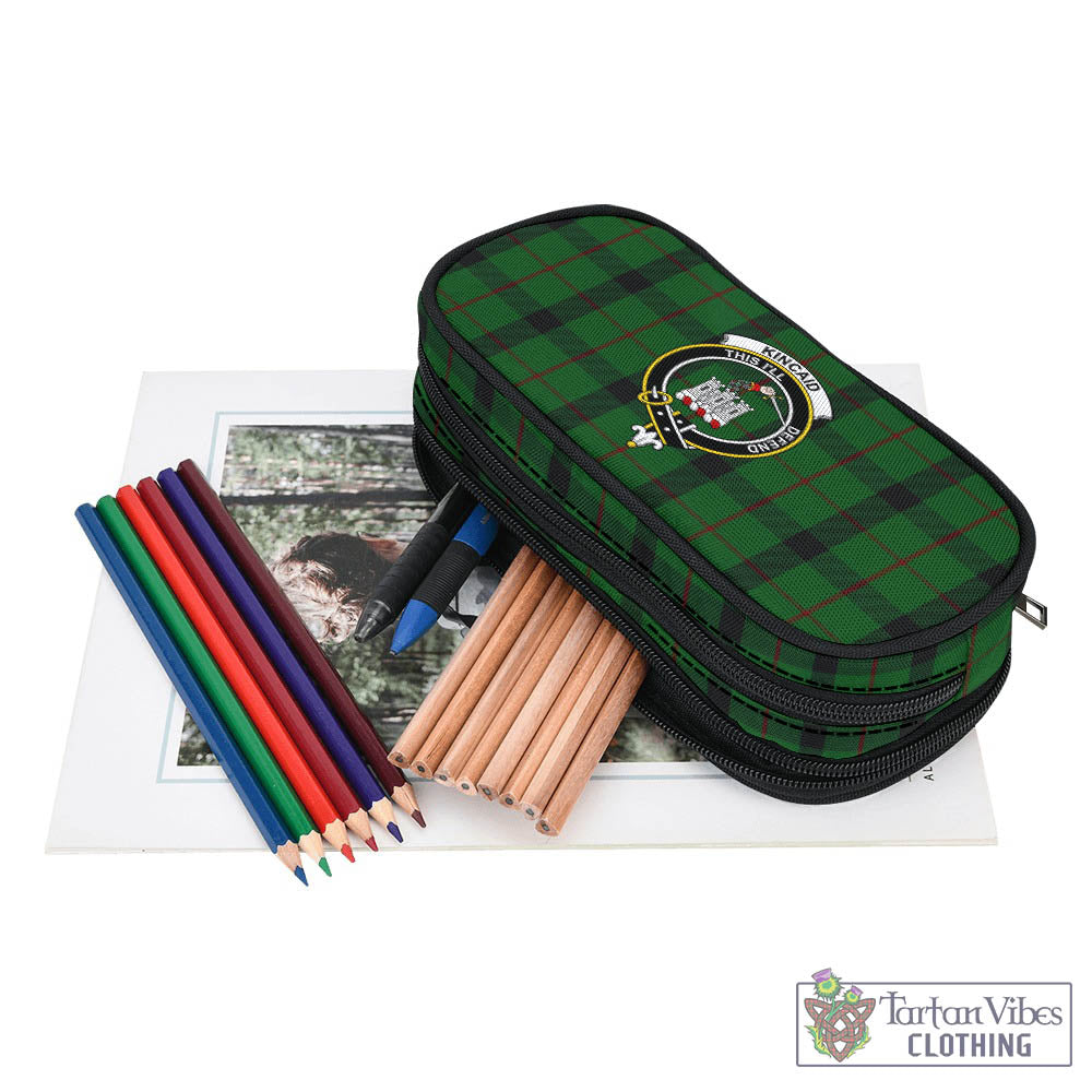 Tartan Vibes Clothing Kincaid Tartan Pen and Pencil Case with Family Crest