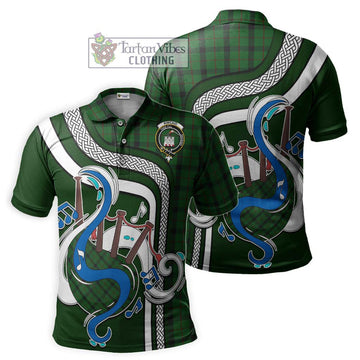 Kincaid Tartan Polo Shirt with Epic Bagpipe Style