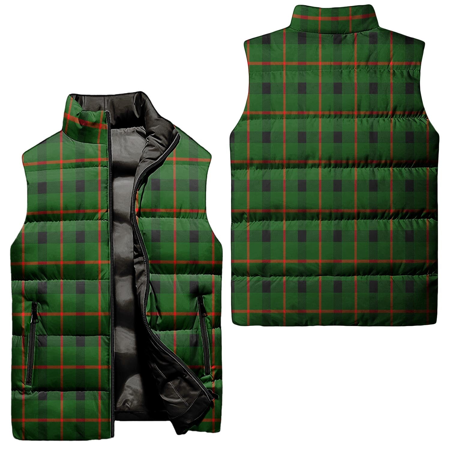 Kincaid Modern Tartan Sleeveless Puffer Jacket Unisex - Tartanvibesclothing